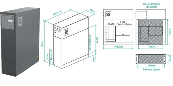 coffret technique edf gdf dimension schema mtp110 technibox