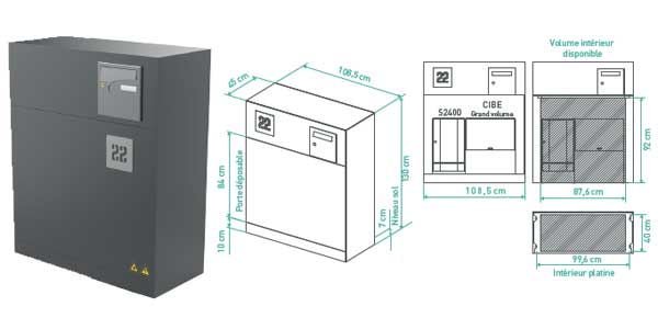 coffret technique electricite gaz dimension schema mtf110 technibox