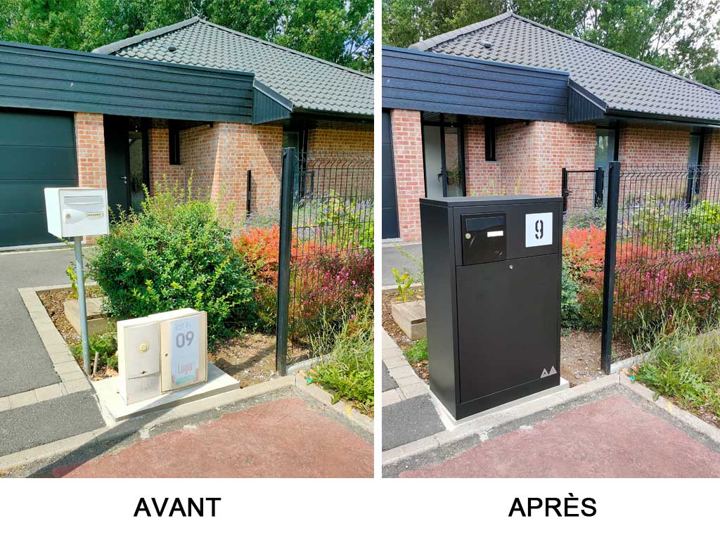 Muret Autour Coffret Edf