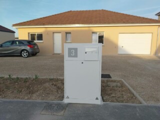 Habillage coffret edf gdf lotissement viabilisé 10120 Saint André les vergers