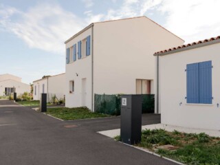 muret technique en prefabrique autour de coffre edf lotissement P2I Salles sur Mer