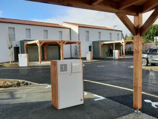 muret technique MTF80 option bois lotissement BOUYGUES IMMOBILIER Royan 17200