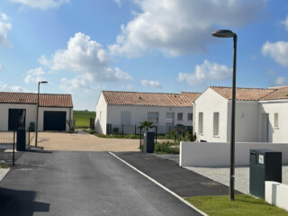 habillage muret coffret EDF GDF lotissement saint-ouen d'aunis 17376