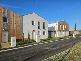 muret technique coffret edf programme immobilier Rochefort